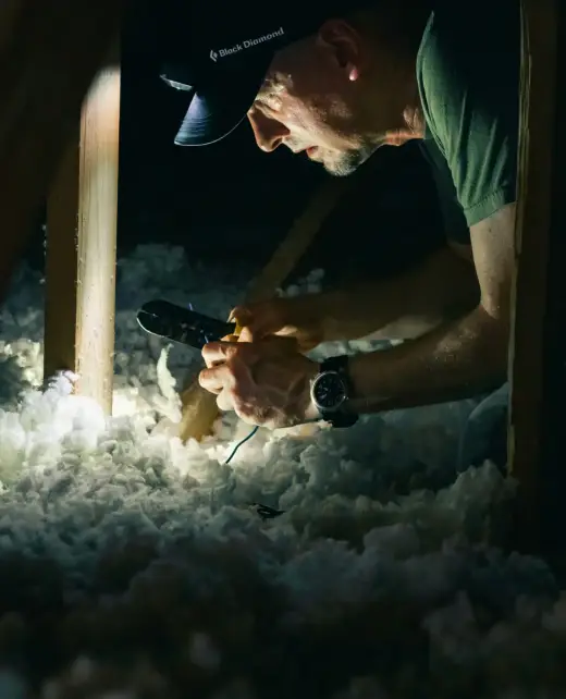 Attic Cleaning & Insulation Upgrade